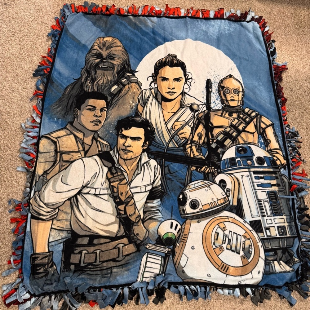 506. Star Wars Character Fleece Blanket (50” x 60”)